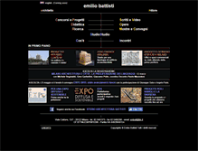 Tablet Screenshot of emiliobattisti.com